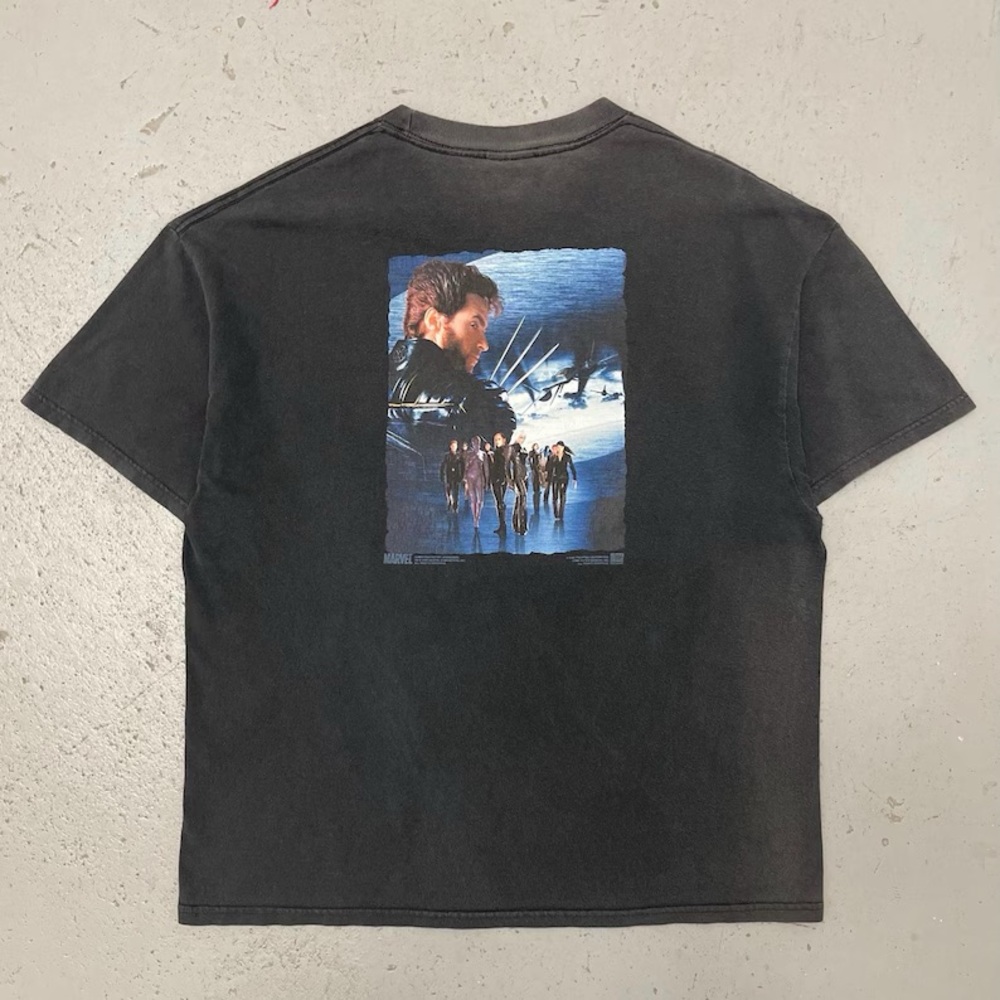 Vintage 2003 X2 X-Men United Rare Marvel Comics MCU Movie Promo T Shirt XL